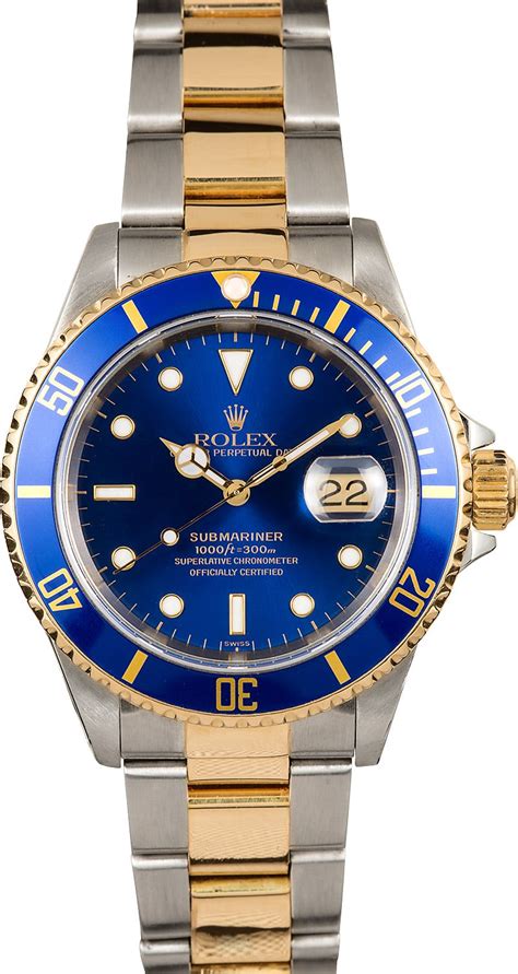 blue face men's Rolex